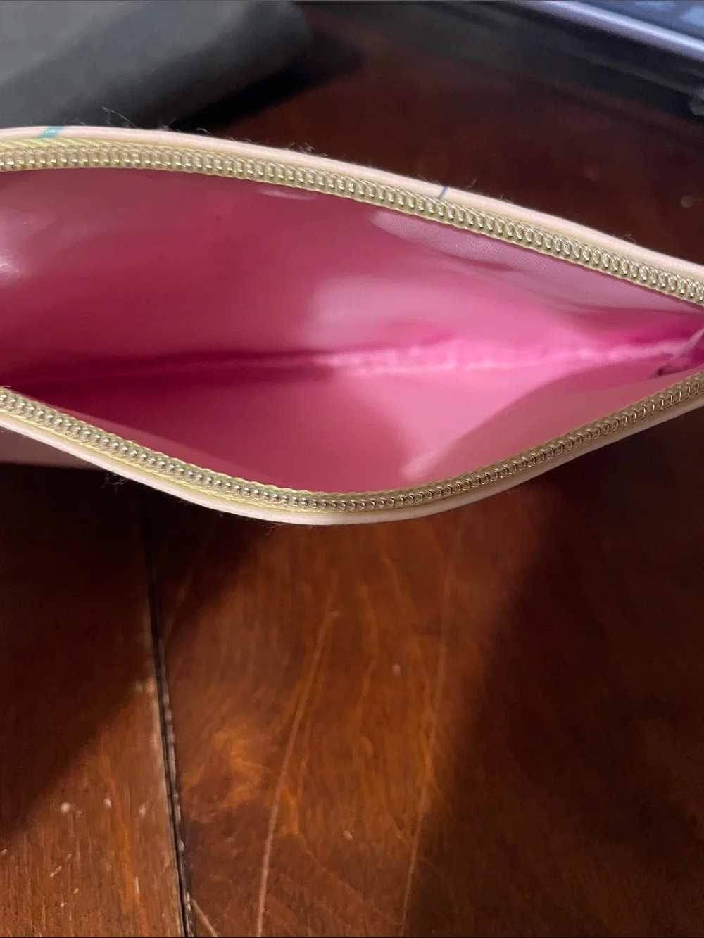 Ipsy Colorful Abstract Light Print Cosmetic Pouch